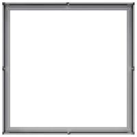 Plantenbak 100x100x30 cm gegalvaniseerd staal - thumbnail