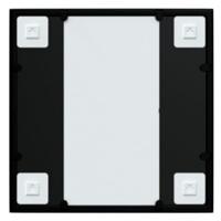 VidaXL Wandspiegel 40x40 cm metaal zwart - thumbnail