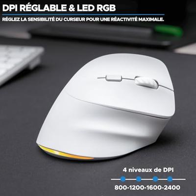 Muis Bluestork Demi-Sphere Wit