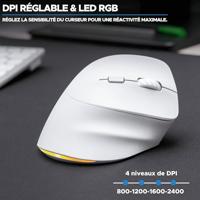 Muis Bluestork Demi-Sphere Wit - thumbnail