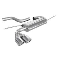 InoxCar uitlaat passend voor Audi A3 8P 2.0 TDi (140pk) 2003- 2x80mm X-Race IXOVAU09XR80 - thumbnail