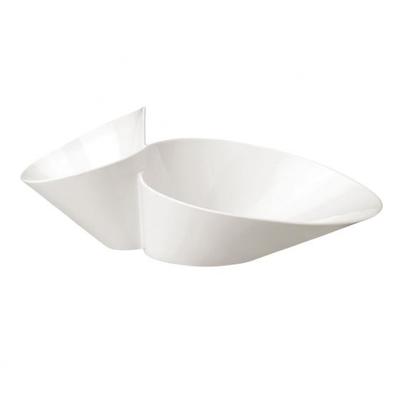 Villeroy & Boch New Wave Dubbele schaal 49 x 27 cm Villeroy & Boch New Wave Dubbele schaal 49 x 27 cm