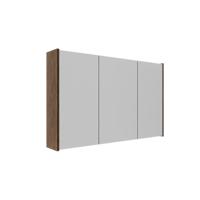 Saniclass Holz Frame Spiegelkast - 100x63x16cm - inclusief zijpanelen - Walnut pure SW1420838/SW1212817 - thumbnail