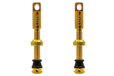 Töls Tubeless Presta Ventiel Set 44mm - Goud Töls Tubeless Presta Ventiel Set 44mm - Goud