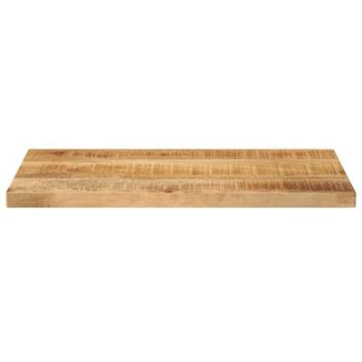 Tafelblad rechthoekig 50x40x2,5 cm massief ruw mangohout