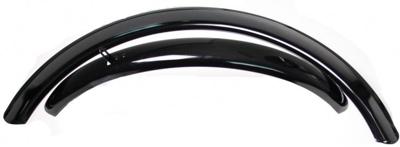 Spatbordset 26" transport metaal met stangenset - zwart