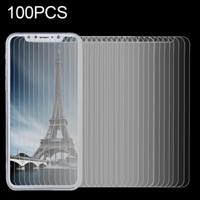 100 stuks voor iPhone X 0 26 mm 9H oppervlakte hardheid explosieveilige Non-full Screen getemperd glas scherm Film - thumbnail