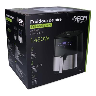 Luchtfriteuse EDM 07790 1450 W 5 L LED-scherm - thumbnail