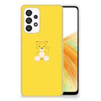 Samsung Galaxy A33 5G Telefoonhoesje met Naam Baby Leopard - thumbnail