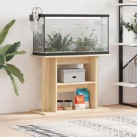VidaXL Aquariumstandaard 80x35x60 cm bewerkt hout sonoma eikenkleurig - thumbnail