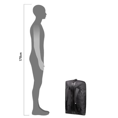 Ortlieb Duffle Metrosphere Reistas 60 liter - Zwart