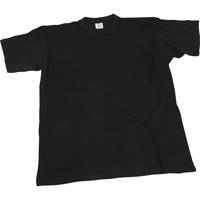 Creativ Company T-shirts, b: 59 cm, afm x-large, ronde hals, 145 gr, zwart, 1 stuk - thumbnail