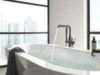 Grohe Vrijstaande Badkraan Essence New Met Douchegarnituur Hard Graphite Geborsteld - thumbnail