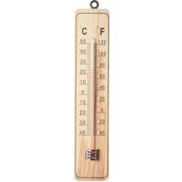 Thermometer Hout 25cm - thumbnail