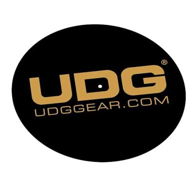UDG Ultimate Slipmat Set Black/Gold (paar)