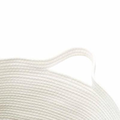 Opbergmand 49x65 cm katoen zwart en wit