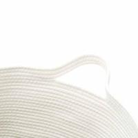 Opbergmand 49x65 cm katoen zwart en wit - thumbnail