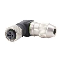 HARTING 21011405091 Sensor/actuator connector, niet geassembleerd M12 Aantal polen (sensoren): 4 Bus, haaks 1 stuk(s) Piece - thumbnail