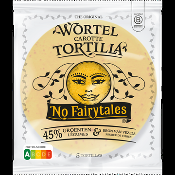 No Fairytales the Original Wortel Tortilla 5 Stuks 200 g bij Jumbo