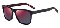 Hugo Boss zonnebril HG 1073/S UYY/AO rechthoekig cat. 3 zwart/rood - thumbnail