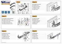 Neomounts FPMA-D700DD4 Monitorvoet 4-voudig 48,3 cm (19) - 76,2 cm (30) Zwart In hoogte verstelbaar, Kantelbaar, Zwenkbaar, Roteerbaar - thumbnail