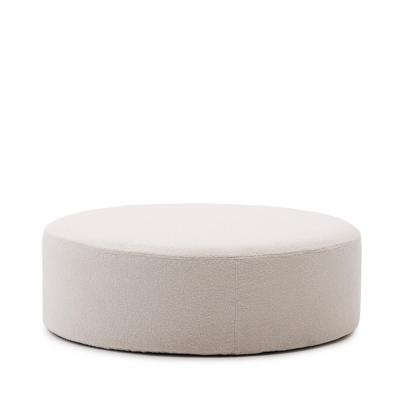Kave Home Poef 'Kaeli' Bouclé, 120cm, kleur Ecru Kave Home Poef 'Kaeli' Bouclé, 120cm, kleur Ecru