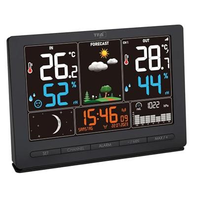 TFA Dostmann SEASON 2 35.1118.01 Draadloos weerstation Verwachting voor 12 tot 24 uur Aantal sensoren max.: 3 stuk(s)
