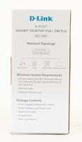 Switch D-Link DGS-1008P/E 16 Gbps - thumbnail