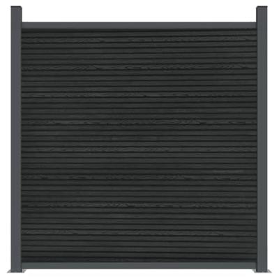 Schuttingpaneel 180x186 cm HKC grijs