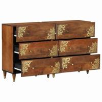 Dressoir 2 pcs Honingbruin 60 x 33.5 x 75 cm Massief mangohout - thumbnail