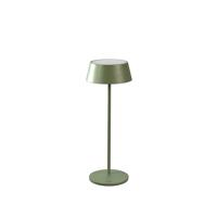 Konstsmide 7839-630 Menton LED-accutafellamp Groen-grijs - thumbnail