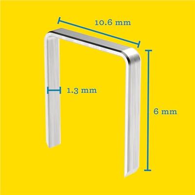 Rapid Nr. 140 vlakdraadnieten 6 mm, 970 stuks - 40109513 - 40109513 Rapid Nr. 140 vlakdraadnieten 6 mm, 970 stuks - 40109513 - 40109513