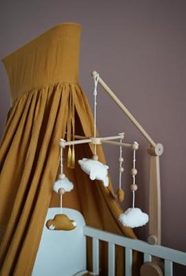 Bedhemel - DOMIVA - Karamel - Katoenen gaas