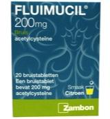 Fluimucil 200mg Bruistabletten 20st - thumbnail