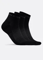 Craft 1910637 Core Dry Mid Sock 3-Pack - Black - 37/39 - thumbnail