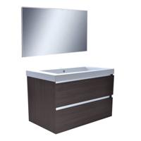 Badkamermeubelset Luna 80X47 Grey Oak Aqua Splash - thumbnail