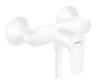 Hansgrohe Talis E ééngreeps douchemengkraan opbouw, mat wit - thumbnail