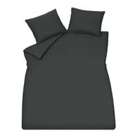 Vandyck Vandyck Washed Cotton Dekbedovertrek 2-persoons (200x200/220) off black - thumbnail