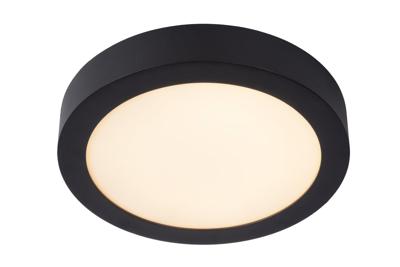 Lucide BRICE-LED - Plafonnière Badkamer - Ø 24 cm - LED Dimb. - 1x15W 3000K - IP44 - Zwart Lucide BRICE-LED - Plafonnière Badkamer - Ø 24 cm - LED Dimb. - 1x15W 3000K - IP44 - Zwart