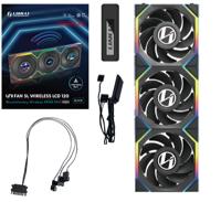 Lian Li UNI FAN SL Wireless LCD Reverse Blade 120mm 3-Pack Black - thumbnail