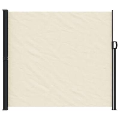 VidaXL Windscherm uittrekbaar 180x600 cm crèmekleurig