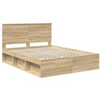 Bedframe Sonoma Eiken 150 x 200 cm Massief grenenhout - thumbnail
