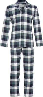 Flanellen heren doorknooppyjama ruiten