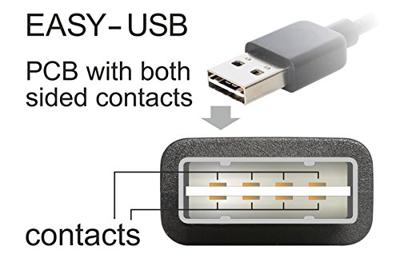 Delock 83365 USB-kabel USB 2.0 USB-A stekker, USB-mini-B stekker 5.00 m Zwart Stekker past op beide manieren, Vergulde steekcontacten, UL gecertificeerd Delock 83365 USB-kabel USB 2.0 USB-A stekker, USB-mini-B stekker 5.00 m Zwart Stekker past op beide manieren, Vergulde steekcontacten, UL gecertificeerd