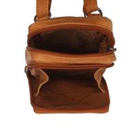 The Chesterfield Brand Valdes - Leren telefoontasje - Cognac - thumbnail