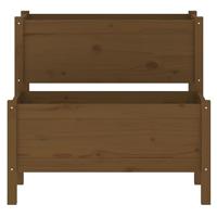 VidaXL Plantenbak 84,5x84x75 cm massief grenenhout honingbruin - thumbnail