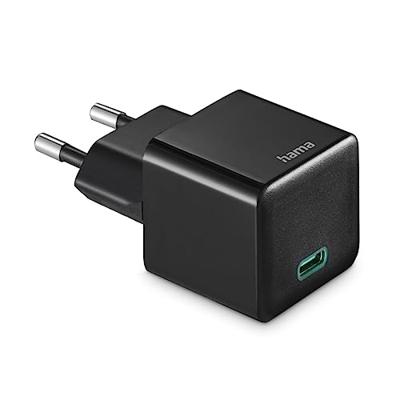 Hama Snellader USB-C PD/Qualcomm® Mini-oplader 20 W Zwart - thumbnail