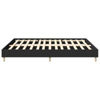 Bedframe zonder matras 160x200 cm spaanplaat zwart - thumbnail