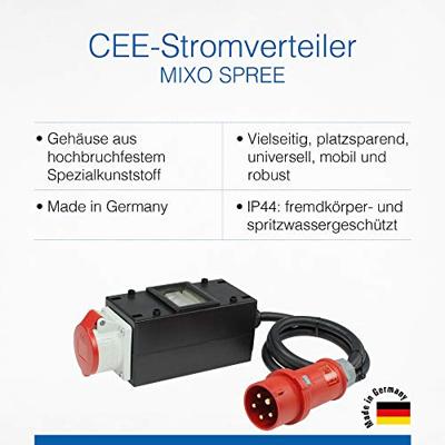 AS Schwabe MIXO Adapter SPREE 60704 CEE-stroomverdeler 400 V 32 A