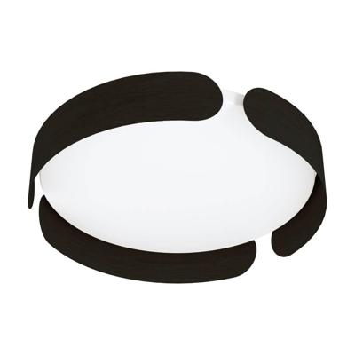 Eglo Zwarte plafondlampValcasotto Ø 37cm - 99621